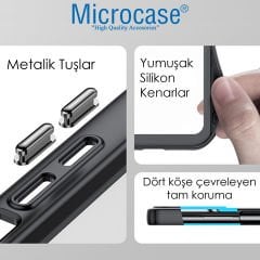 Microcase Samsung Galaxy S23 Plus Shield Serisi Darbeye Dayanıklı Köşe Korumalı Yarı Esnek Plastik TPU Kılıf - AL8100