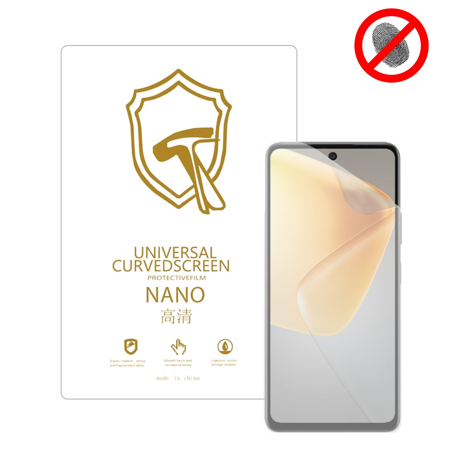 Microcase Infinix Hot  50 ile Uyumlu Full Tpu Nano Ön Ekran Koruma Filmi - EKM101