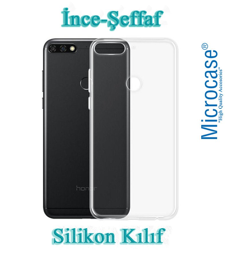 Microcase Huawei Honor 9i-10 Lite İnce0.2mmSoft Silikon Kılıf+CAM