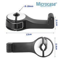 Microcase 2in1 Araç Koltuk Arkası  Telefon Tutucu Yük Poşet Eşya Çanta Taşıma Askısı-AL4536