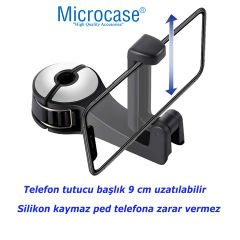Microcase 2in1 Araç Koltuk Arkası  Telefon Tutucu Yük Poşet Eşya Çanta Taşıma Askısı-AL4536