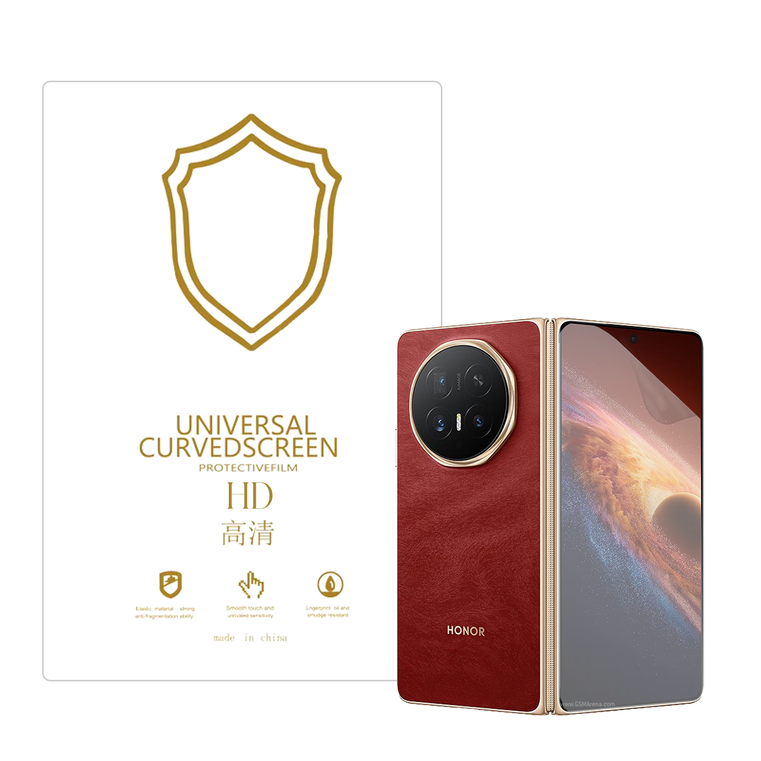 Microcase Honor Magic V6 ile Uyumlu Full Tpu Nano Ön Ekran Koruma Filmi - EKM101