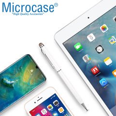 Microcase Universal Telefon Tablet iPad 2in1 Disk Uçlu Stylus Pen Dokunmatik Kalem - AL3467