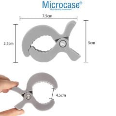 Microcase Bebek Arabası Battaniye Havlu Puset Tutucu Çok Amaçlı  Kıskaçlı Mandal -AL4537 2 Adet