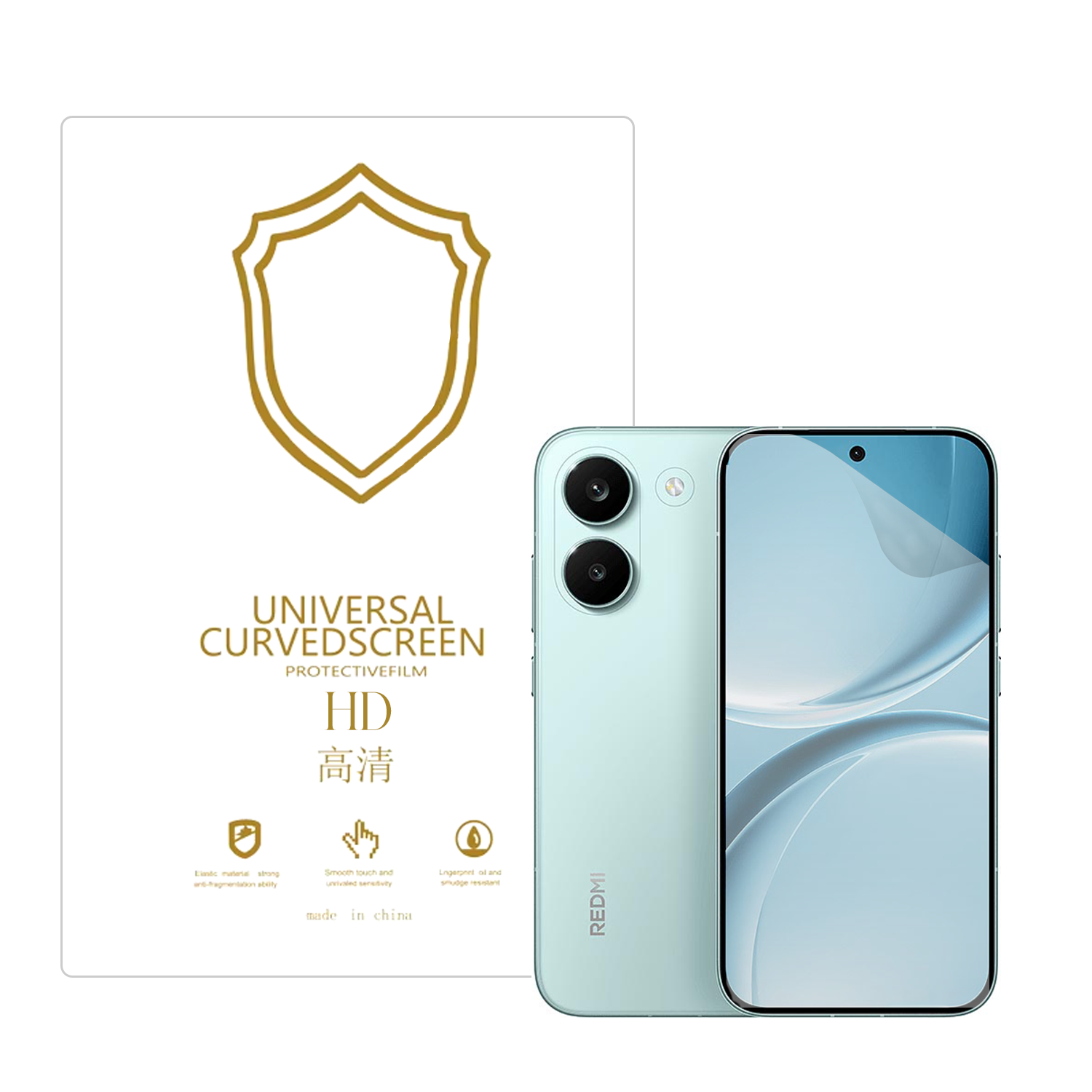 Microcase Xiaomi Redmi Turbo 5 ile Uyumlu Full Tpu Nano Ön Ekran Koruma Filmi - EKM101