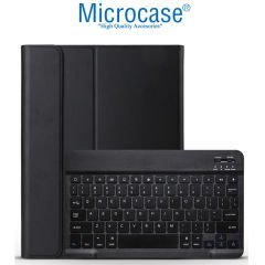 Microcase Lenovo Tab M10 TB-X306F 10.1 Tablet Bluetooth Klavyeli Standlı Kılıf - BKK1
