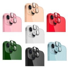 Microcase iPhone 14 - iPhone 14 Plus Kamera Camı Lens Koruyucu Halka Set - AL3130