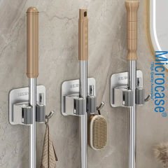 Microcase 2in1  Yapışkanlı Duvara Monte Mop ve Havlu Eşya Tutucu Askılık-AL4800