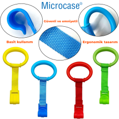 Microcase Çok Amaçlı Bebekler için Tutunma Ayağa Kalkma Yürümeye Yardımcı Aparat Askılık 1 Adet AL5357