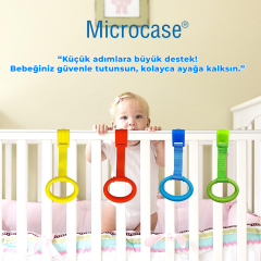 Microcase Çok Amaçlı Bebekler için Tutunma Ayağa Kalkma Yürümeye Yardımcı Aparat Askılık 1 Adet AL5357