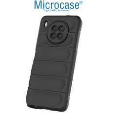 Microcase Huawei Nova 8i Miami Serisi Darbeye Dayanıklı Silikon Kılıf - Siyah