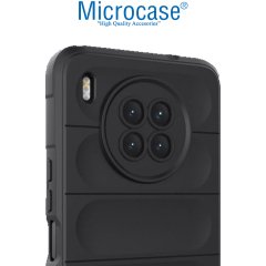 Microcase Huawei Nova 8i Miami Serisi Darbeye Dayanıklı Silikon Kılıf - Siyah