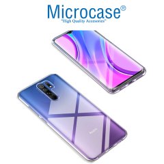 Microcase Xiaomi Redmi 9 0.2 mm İnce Soft Silikon Kılıf - Şeffaf