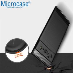 Microcase Google Pixel 6 Pro Brushed Silikon Kılıf - Siyah
