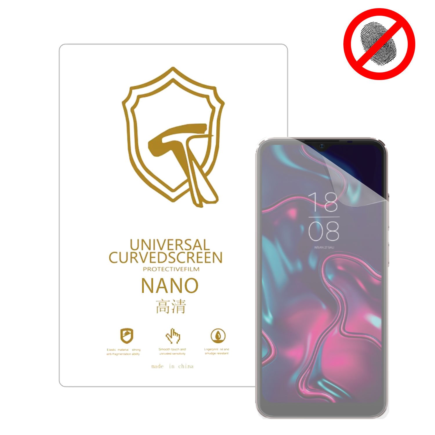 Microcase Reeder S23 Pro Max  ile Uyumlu Full Tpu Nano Ön Ekran Koruma Filmi - EKM101