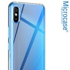 Microcase Xiaomi Redmi 9A  0.2 mm İnce Soft Silikon Kılıf - Şeffaf