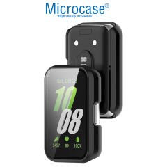 Microcase Samsung Galaxy Fit3     Ekran Korumalı Sert Rubber Kılıf - AL3173