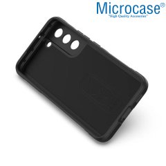 Microcase Samsung Galaxy S22 Plus Miami Serisi Darbeye Dayanıklı Silikon Kılıf - Siyah