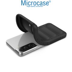 Microcase Samsung Galaxy S22 Plus Miami Serisi Darbeye Dayanıklı Silikon Kılıf - Siyah