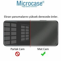 Microcase iPhone 18 Pro Max Tam Kaplayan Çerçeveli Mat Cam Koruma - AL3124