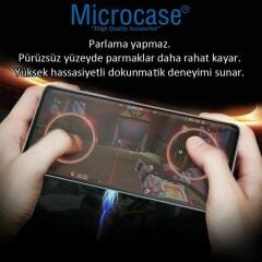 Microcase iPhone 18 Pro Max Tam Kaplayan Çerçeveli Mat Cam Koruma - AL3124