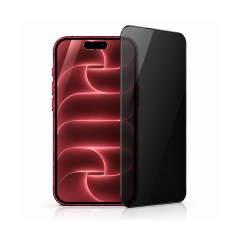 Microcase iPhone 18 Pro Max Privacy Gizlilik Filtreli Tam Kaplayan Tempered Cam-AL3125