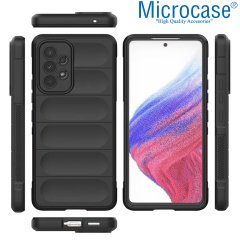 Microcase Samsung Galaxy A23 5G Miami Serisi Darbeye Dayanıklı Silikon Kılıf - Siyah
