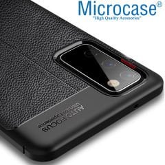 Microcase Samsung Galaxy S20 FE Fan Edition Leather Tpu Silikon Kılıf - Siyah