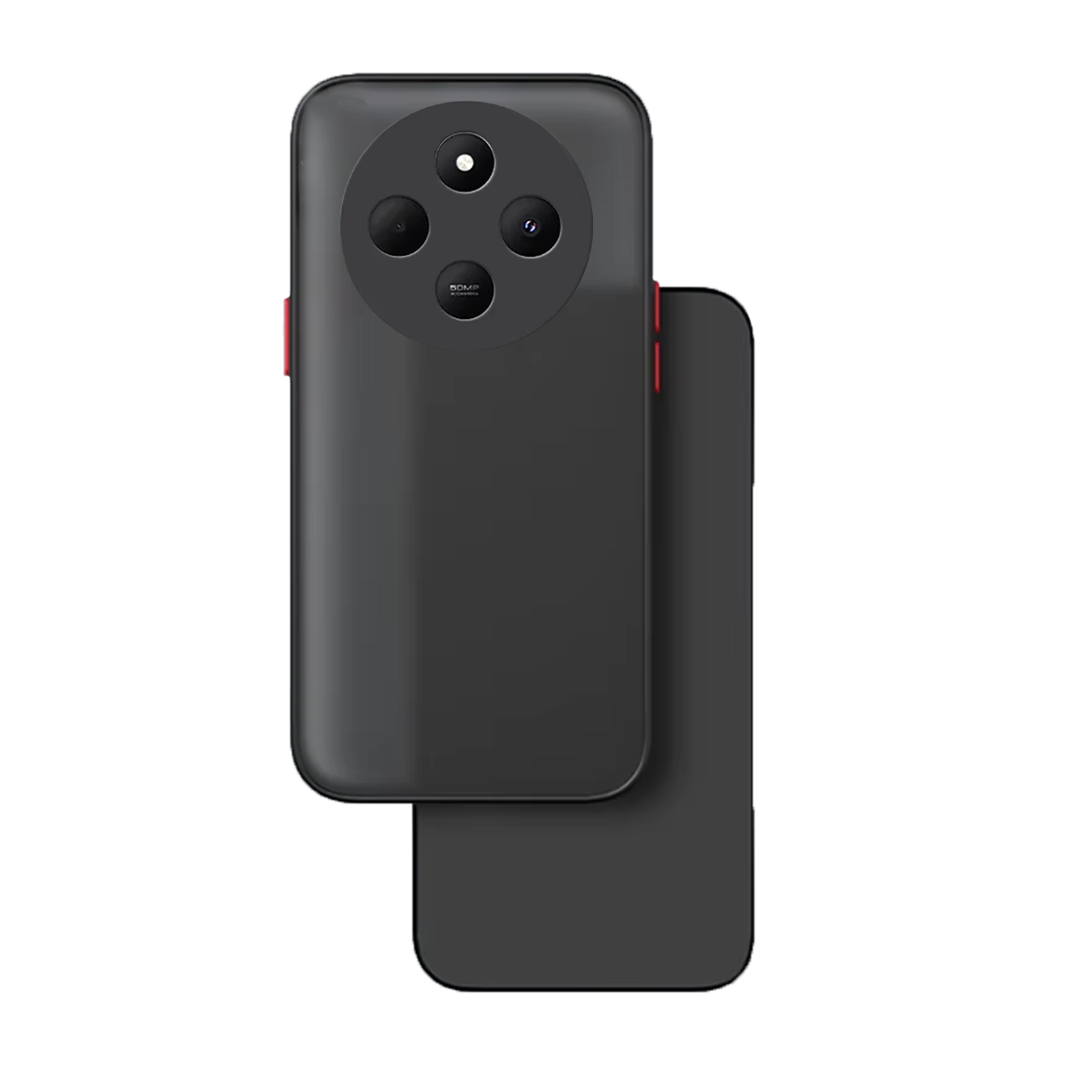 Microcase Xiaomi Redmi Poco M7 5G/Redmi 14C/Redmi 14R London Serisi Darbeye Dayanıklı Kılıf - Siyah AL3415