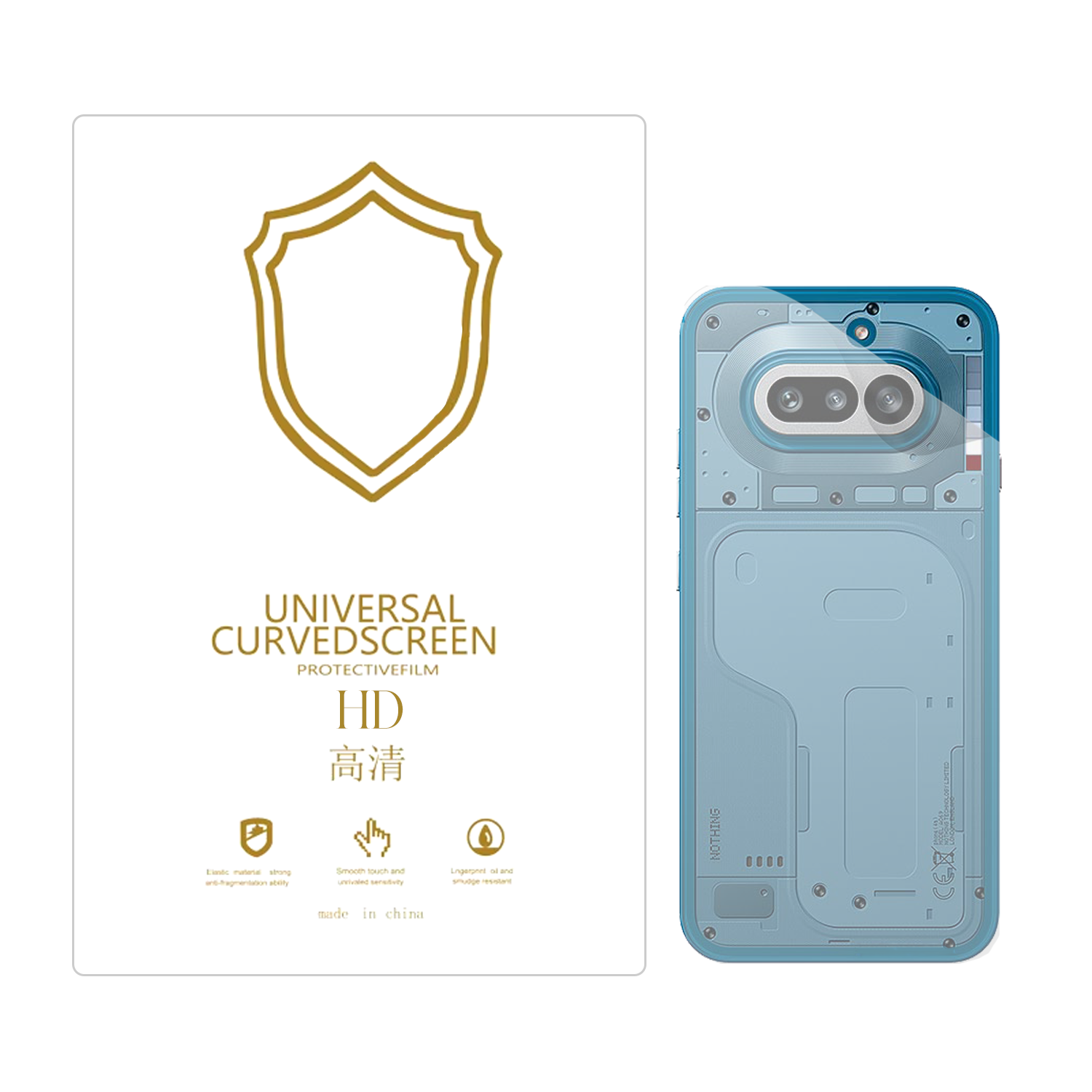 Microcase Nothing Phone 4A ile Uyumlu Full Tpu Nano Arka Ekran Koruma Filmi - EKM102