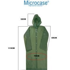 Microcase Erkek ve Kadınlar için Rüzgar ve Yağmur Koruyucu Yağmurluk - AL4665
