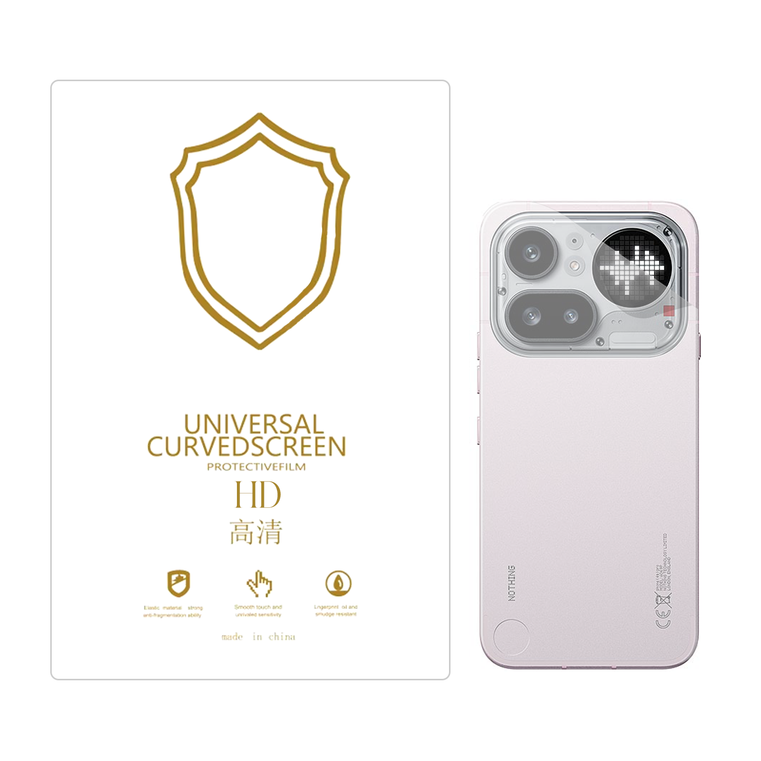 Microcase Nothing Phone 4A Pro ile Uyumlu Full Tpu Nano Arka Ekran Koruma Filmi - EKM102