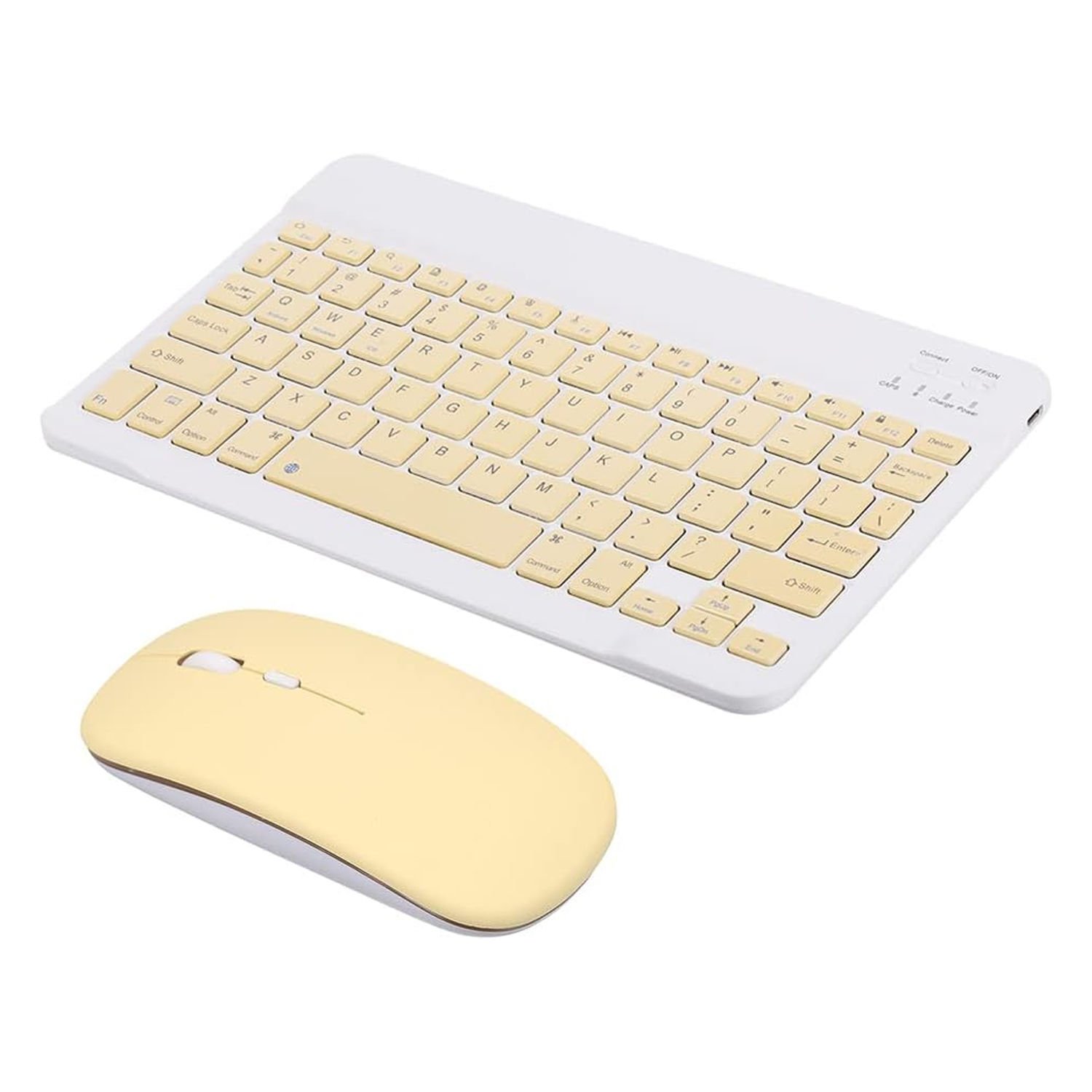 Microcase Tablet ve Telefonlar için Bluetooth Klavye ve Mouse Set - AL3476 Sarı