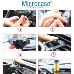 Microcase Araç İçi Bardak Tutucu ve İçecek Tutucu Havalandırma Montajlı - AL3482