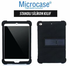 Microcase iPad Air 2 2in1 Set Standlı Silikon Kılıf + Bluetooth Klavye - AL8107