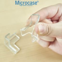 Microcase Bebekler için Eşya Masa Köşe Koruyucu  Şeffaf Kendinden Yapışkanlı Silikon Köşe Koruma -AL4544 4 Adet