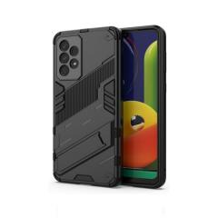 Microcase Samsung Galaxy A33 5G Matrix Serisi Armor Standlı Perfect Koruma Kılıf -Siyah