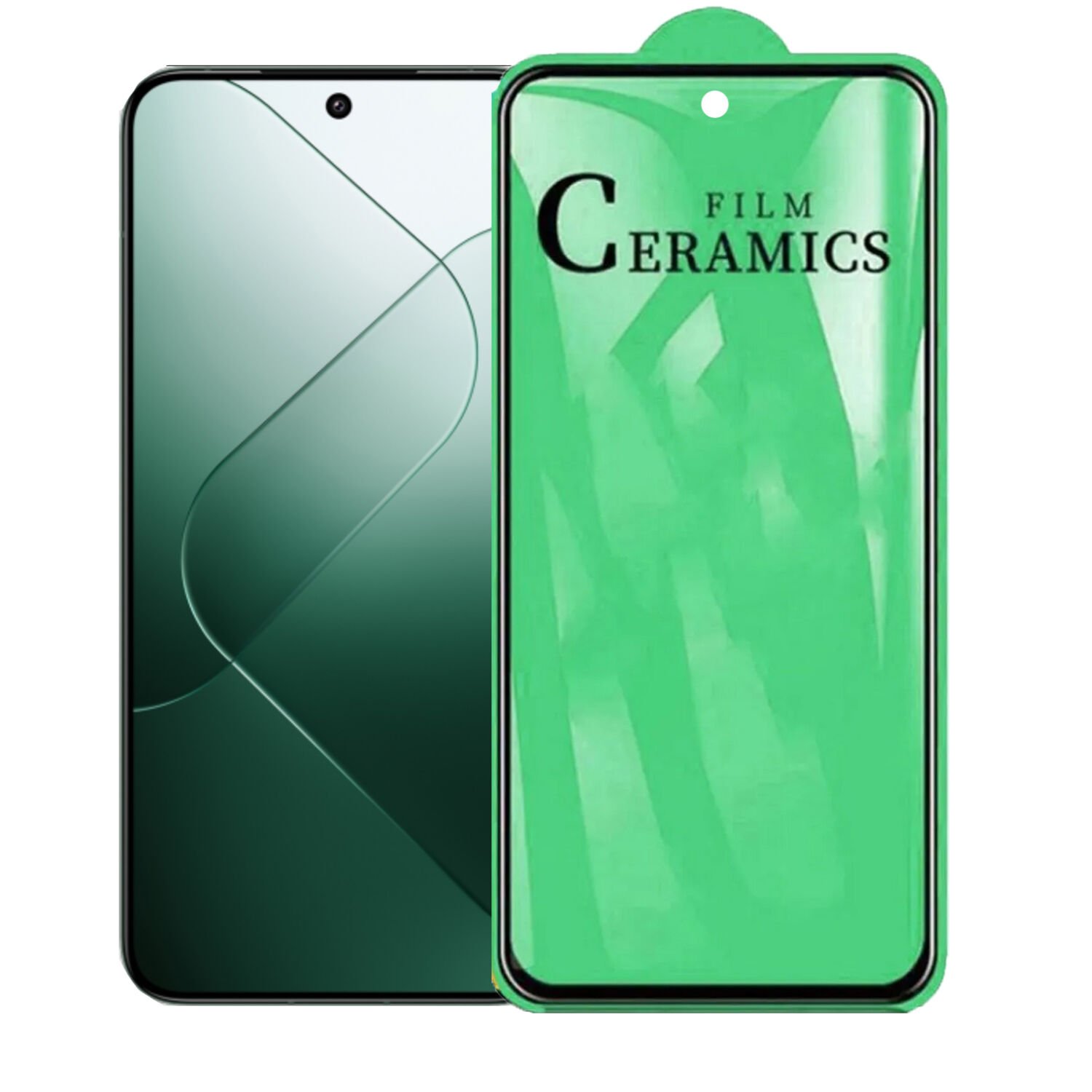 Microcase Xiaomi 14 Global  Ceramic Nano Tam Kaplayan Ekran Koruma-AL3274