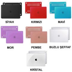 Microcase MacBook Pro 13.3 A1706 Touch Bar Shell Rubber Sert Kapak Kılıf - AL3372