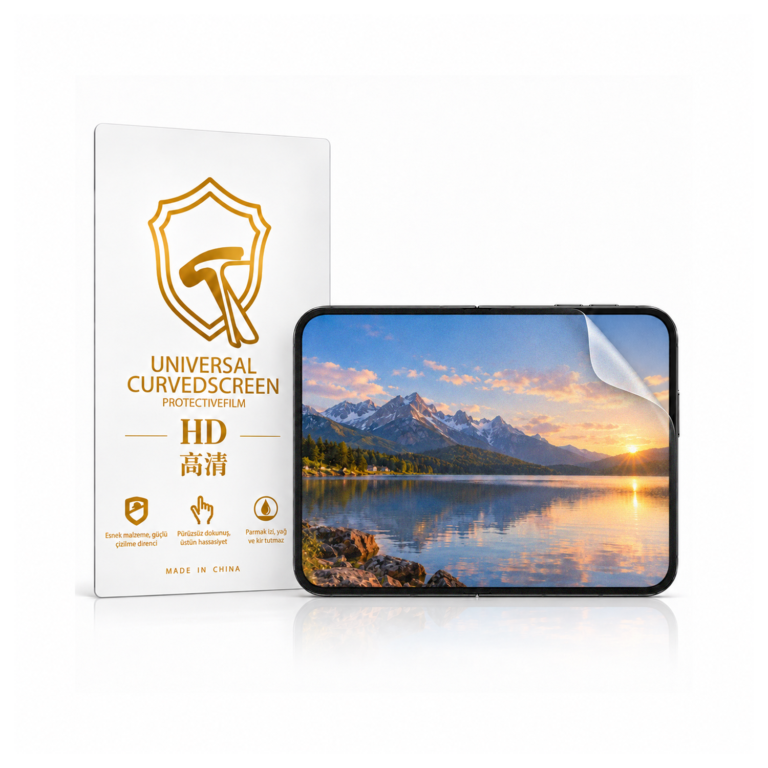Microcase iPhone DUO ile Uyumlu Tpu Nano Mat Ekran Koruma Filmi EKM107