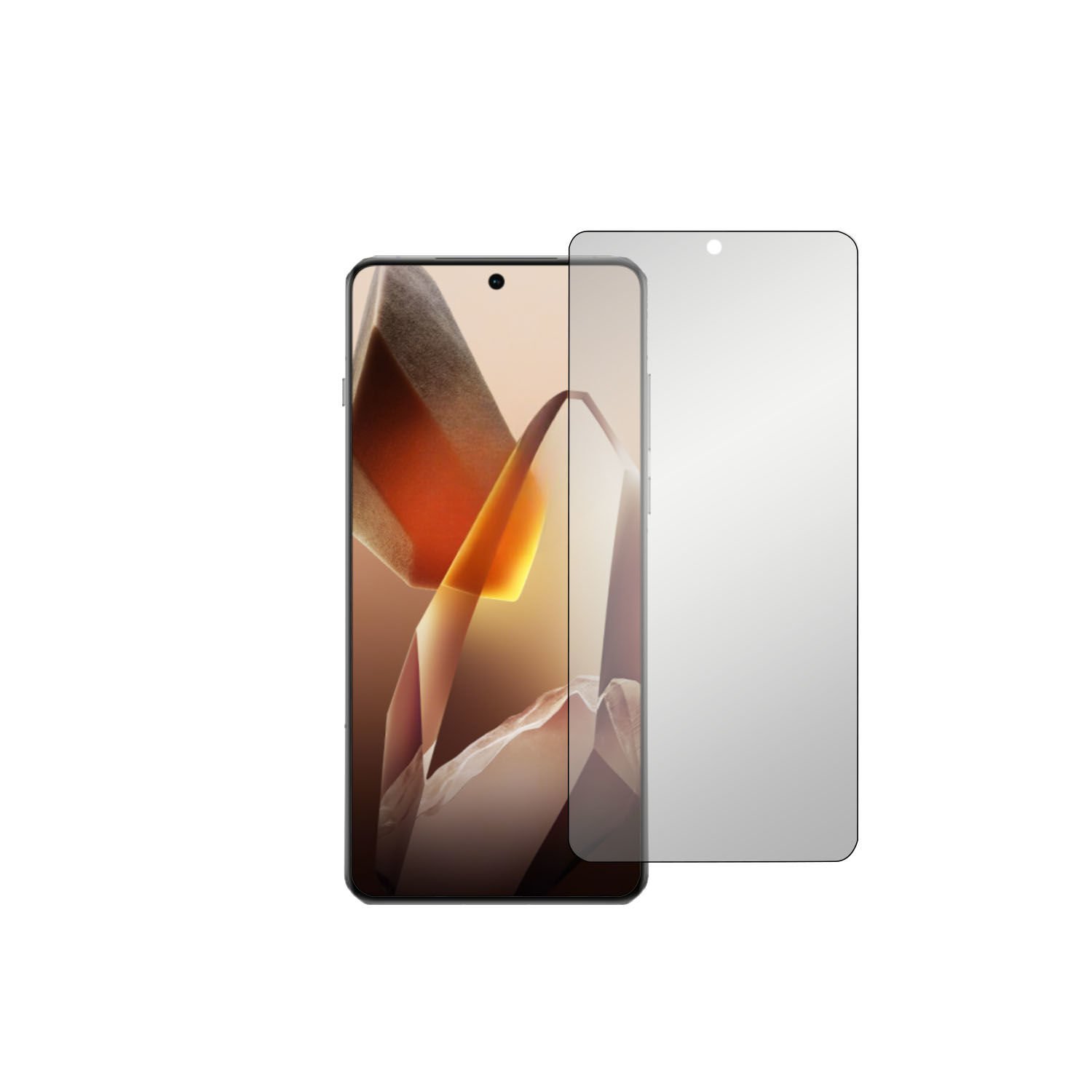 Microcase Oneplus 13 Tam Kaplayan Çerçeveli Mat Cam Koruma - AL3124