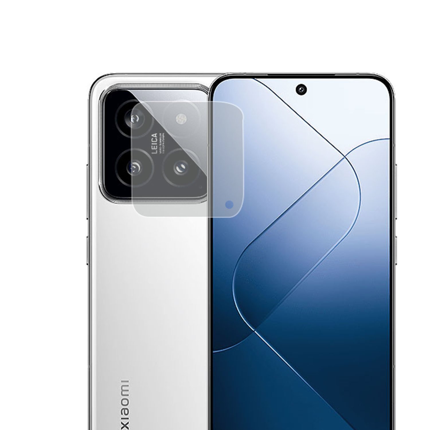 Microcase Xiaomi 14 Global Kamera Camı Lens Koruyucu Nano Esnek Film - AL3400