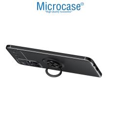 Microcase Xiaomi Redmi Note 11 Pro Focus Serisi Yüzüklü Kılıf - Siyah
