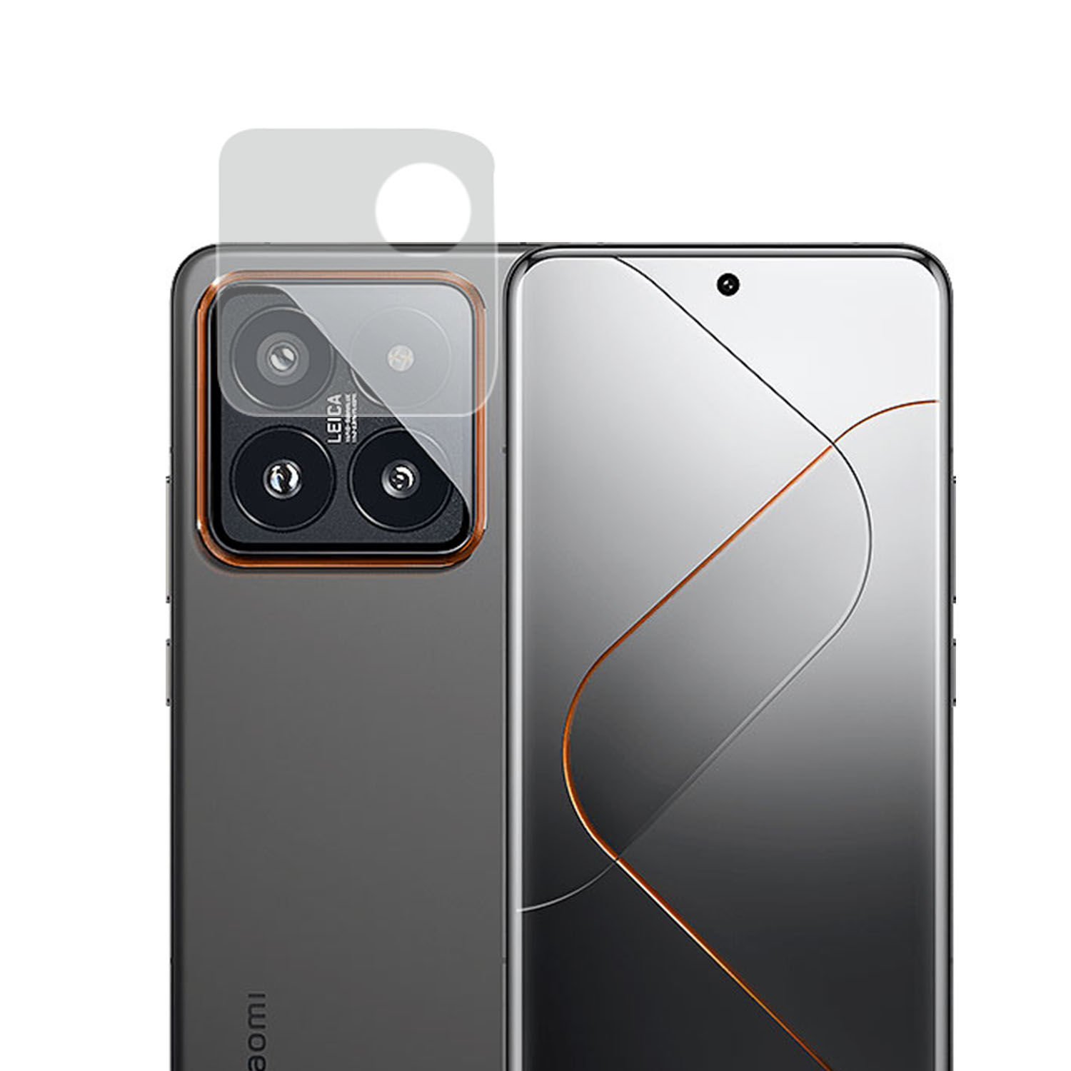 Microcase Xiaomi 14 Pro Global Kamera Camı Lens Koruyucu Nano Esnek Film - AL3400