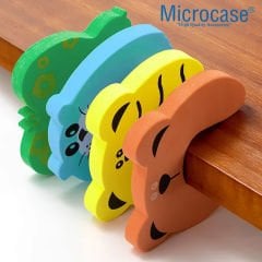 Microcase Hayvan Desenli  Esnek Yumuşak  Kapı Kolu  Koruma  Çocuk Parmak Sıkışma Önleyici Köpük -AL4547 2 Adet