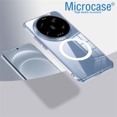 Microcase Xiaomi 15 Ultra için Magsafe Manyetik Darbeye Dayanıklı Yarı Esnek Plastik TPU  Kılıf - AL8115