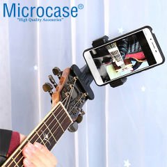 Microcase Müzisyenler için Klipsli Gitar Telefon Tutucu Nota Okuma/Video Kayıt - AL3477