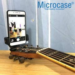 Microcase Müzisyenler için Klipsli Gitar Telefon Tutucu Nota Okuma/Video Kayıt - AL3477
