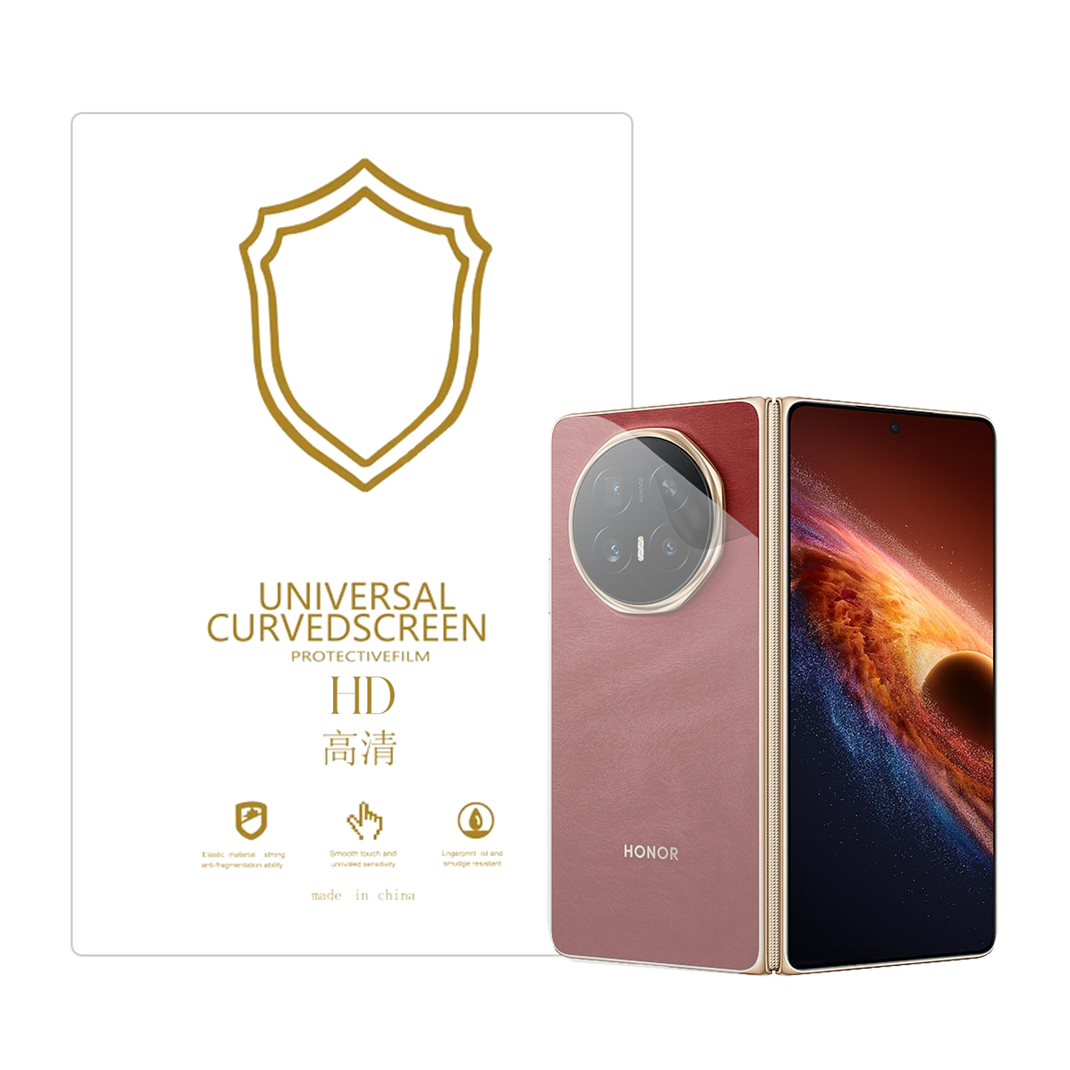 Microcase Honor Magic V6  ile Uyumlu Full Tpu Nano Arka Ekran Koruma Filmi - EKM102