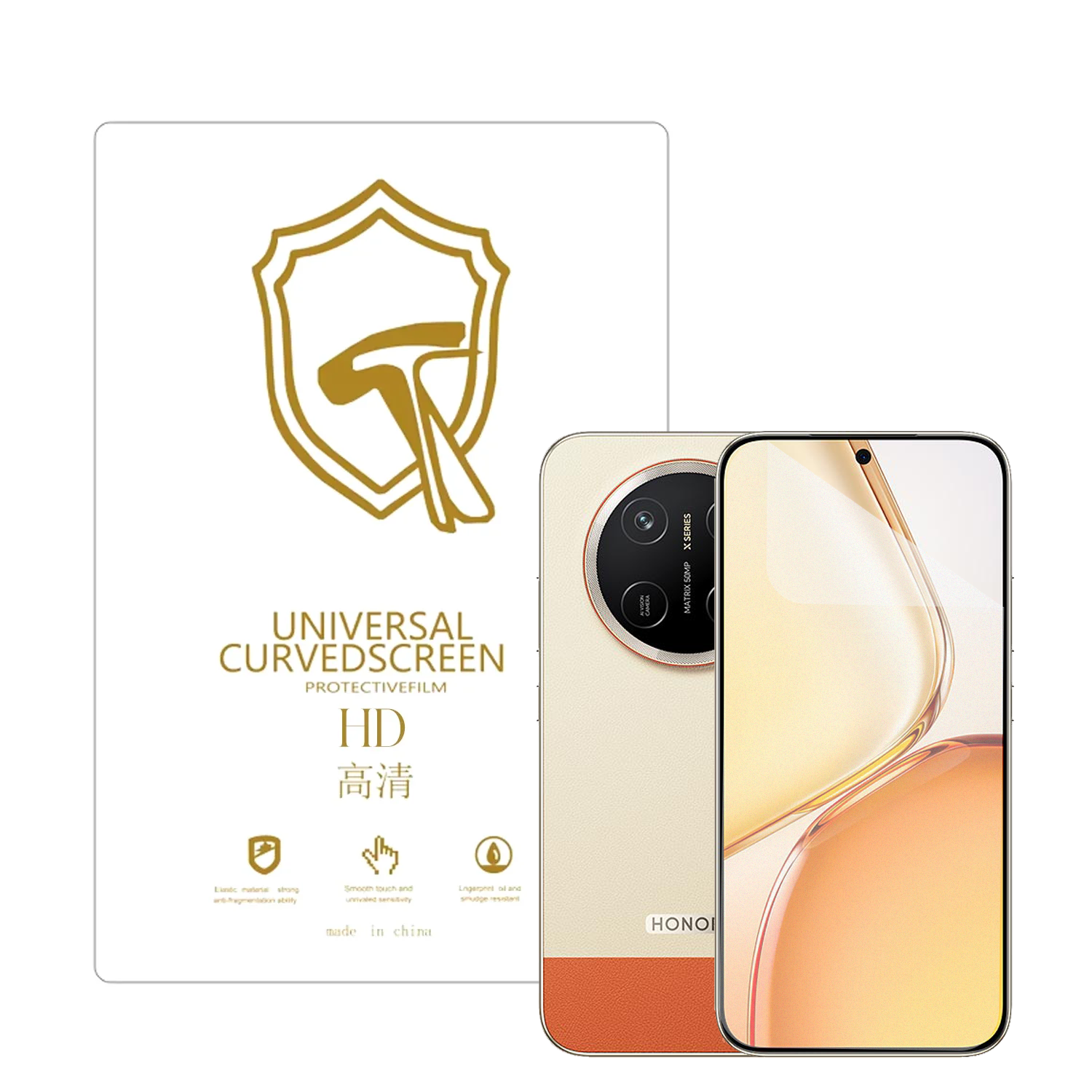 Microcase Honor X80 Pro Max ile Uyumlu Tpu Nano Mat Ekran Koruma Filmi EKM107